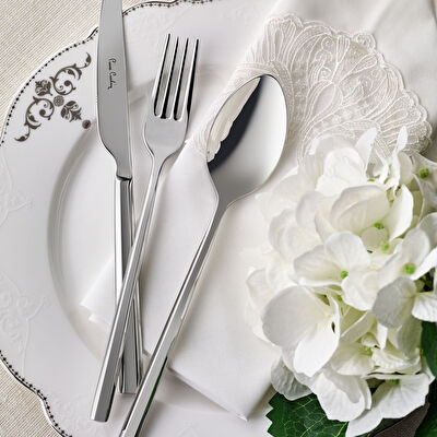 Pierre Cardin Saturn-2 84 Parça 12 Kişilik Çatal Bıçak Kaşık Seti