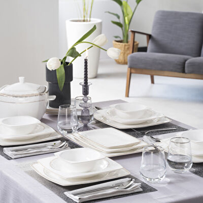 Pierre Cardin Noura 60 Parça Yemek Takımı