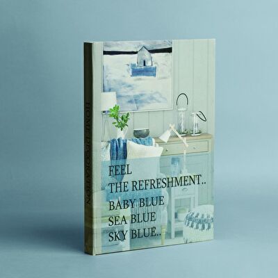 Taç Butik Dekoratif Kutu Uludağ Mavi