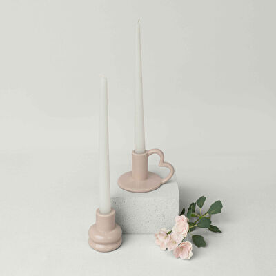 Linens Sancia 6x6x7 cm Mumluk Bej