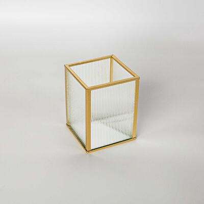 Linens Laveta 9x9x12 cm Düzenleyici Gold