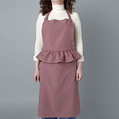 Linens Gailey Mutfak Önlüğü Gül Kurusu