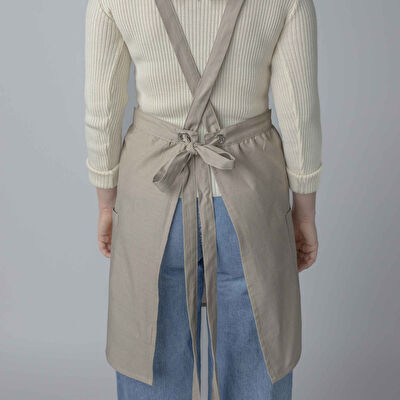 Linens Groff Mutfak Önlüğü Bej