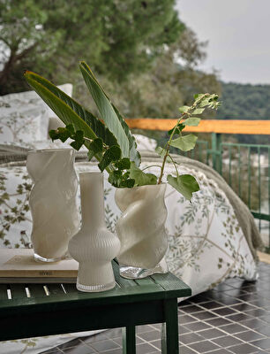 Linens Linzi Vazo 11,5x11,5x26 cm Ekru