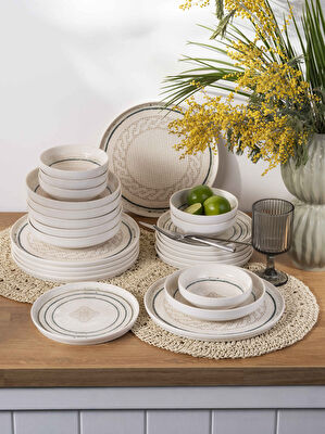 Pierre Cardin Selena Porselen 24 Parça Yemek Takımı