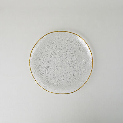 Linens Bubble Servis Tabak 27 cm Gold