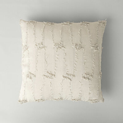 Linens Powell Kırlent Kılıfı 45x45 cm Naturel