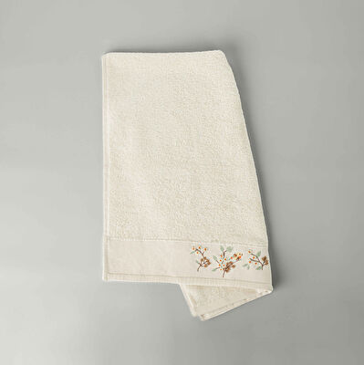 Linens Tella Bambu Yüz Havlusu 50X85 Cm Krem