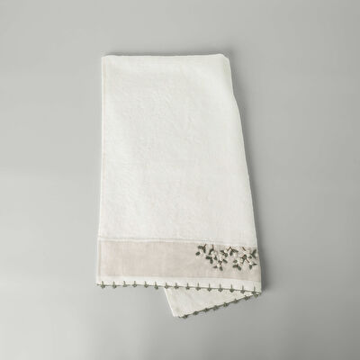 Linens Vıvıa Bambu Yüz Havlusu 50X85 Cm Ekru