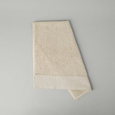 Linens Liona Keten Yüz Havlusu 50x85 Cm Naturel