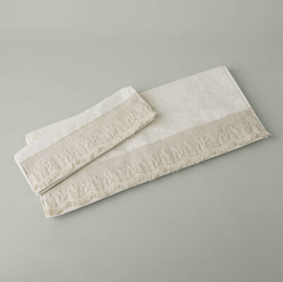 Linens Calina Bambu Yüz Havlusu 50x85 Cm Ekru