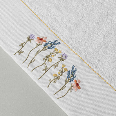 Linens Wister Bambu Yüz Havlusu 50x85 Cm Beyaz