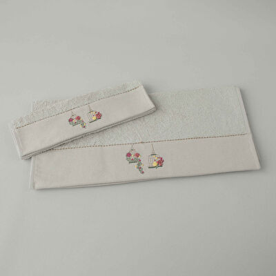 Linens Glade Bambu Yüz Havlusu 50x85 Cm Stone