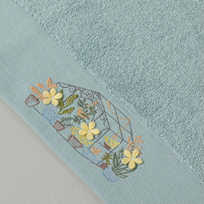 Linens Garden Pamuk Yüz Havlusu 50x85 Cm Mint