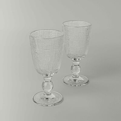 Linens Carrie 2'li Kadeh Şeffaf