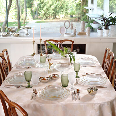 Linens Carrie 2'li Kadeh Şeffaf