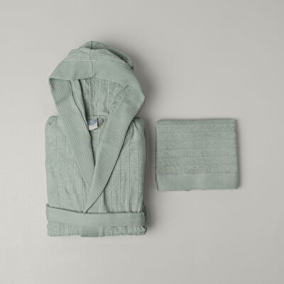 Linens Jolia Pamuk m/l Bornoz Seti Adaçayı