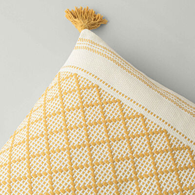 Linens Keinza 45x45 cm Kırlent Kılıfı Hardal