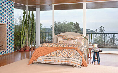 Linens Keinza 45x45 cm Kırlent Kılıfı Hardal