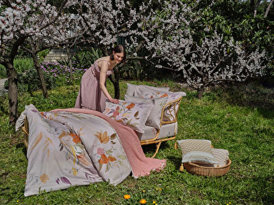 Linens Keinza 45x45 cm Kırlent Kılıfı Hardal