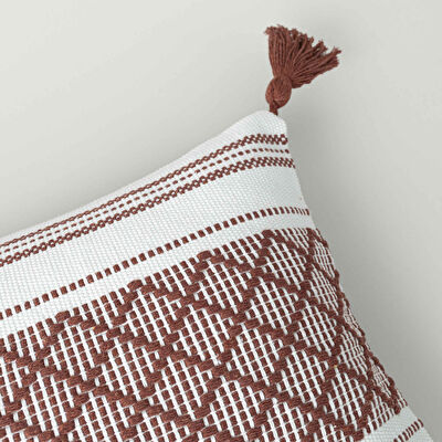 Linens Keinza 30x50 cm Kırlent Kılıfı Kiremit