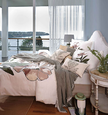 Linens Jedi 30x50 cm Kırlent Kılıfı Natural-Yeşil