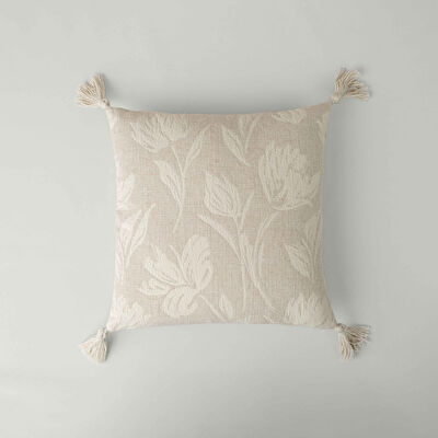 Linens Aleza 43x43 cm Kırlent Kılıfı Natural