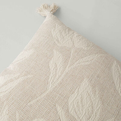 Linens Aleza 43x43 cm Kırlent Kılıfı Natural