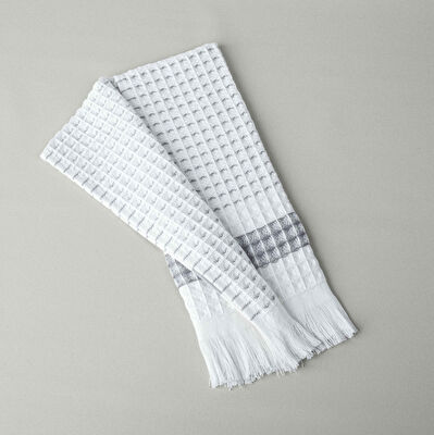 Linens Earl 40x62 cm Kurulama Bezi Gri