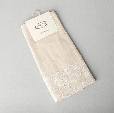 Linens Sophie 40x60 cm Kurulama Bezi Ekru