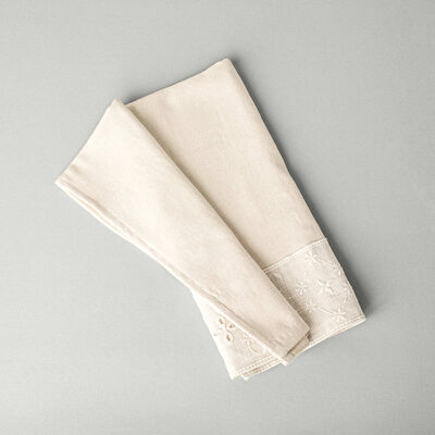 Linens Sophie 40x60 cm Kurulama Bezi Ekru