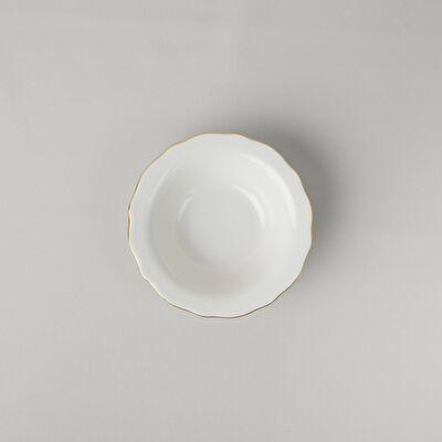 Linens Elegant Porselen Kase 16 cm Gold