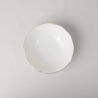 Linens Elegant Porselen Kase 23 cm Gold