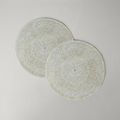 Linens Delon 2'li 38 cm Amerikan Servisi Siyah Naturel