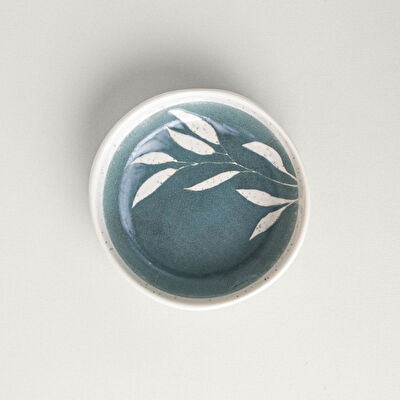 Linens Daphne Seramik 16 cm Kase Yeşil