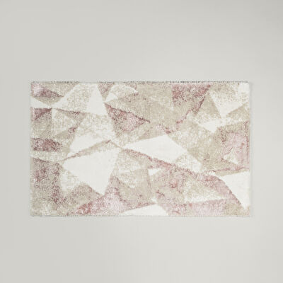 Linens Triza 2'li 60x100 / 50x60 cm Banyo Paspas Seti Rose