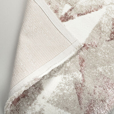 Linens Triza 2'li 60x100 / 50x60 cm Banyo Paspas Seti Rose