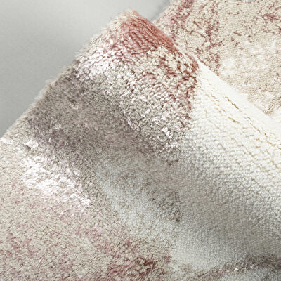 Linens Triza 2'li 60x100 / 50x60 cm Banyo Paspas Seti Rose