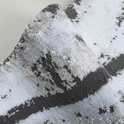 Linens Stone 2'li 60x100 / 50x60 cm Banyo Paspas Seti Gri