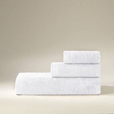 Linens Cozy Bambu 85x150 cm Banyo Havlusu Beyaz