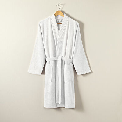 Linens Cozy Bambu L/XL Bornoz Beyaz