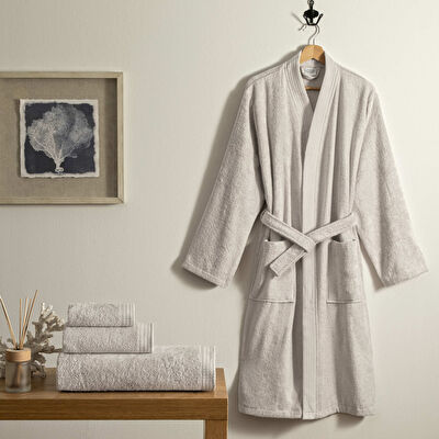 Linens Cozy Bambu L/XL Bornoz Vizon (360 G/M²)