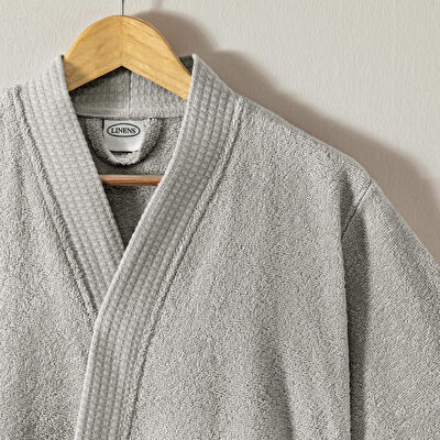 Linens Cozy Bambu L/xL Bornoz Koyu Gri