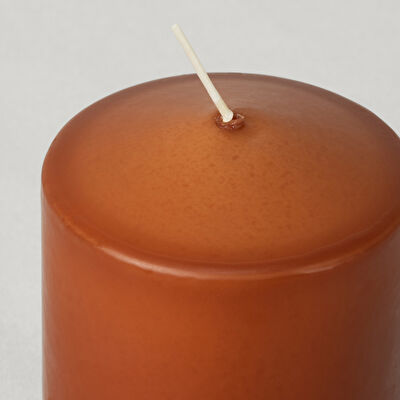 Linens Basic Çap 7 Yükseklik 10 cm Baton Mum Kiremit