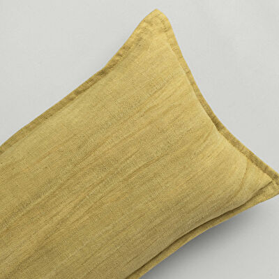 Linens Willy Kırlent Kılıfı 30x50 cm Hardal