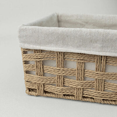 Linens Tidy Sepet 38x26x17,2 Cm Naturel