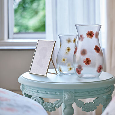 Linens Brise 12x12x20 cm Vazo Gül Kurusu