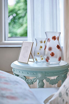 Linens Brise 12x12x20 cm Vazo Gül Kurusu