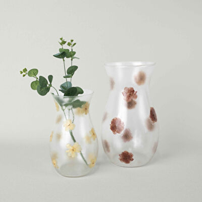 Linens Brise 12x12x20 cm Vazo Sarı