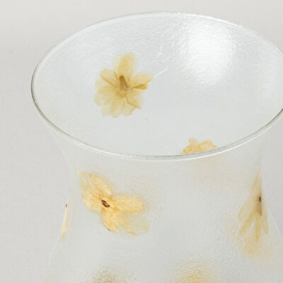 Linens Brise 12x12x20 cm Vazo Sarı